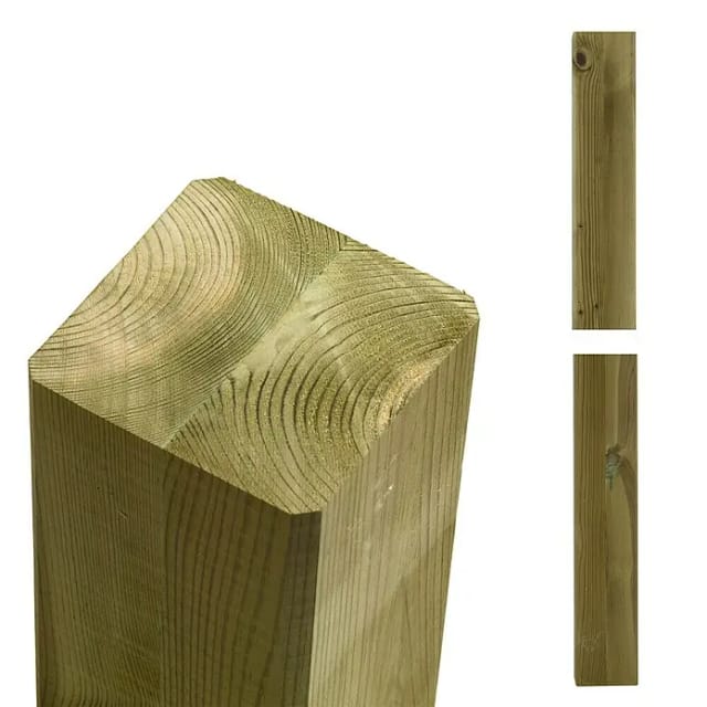 Plus Pfosten Cubic 369 cm 90 x 90 mm druckimprägniert