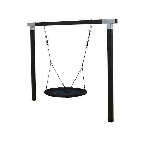 Plus Schaukelgestell Cubic inkl. Schaukelnest schwarz 268 x 209 cm