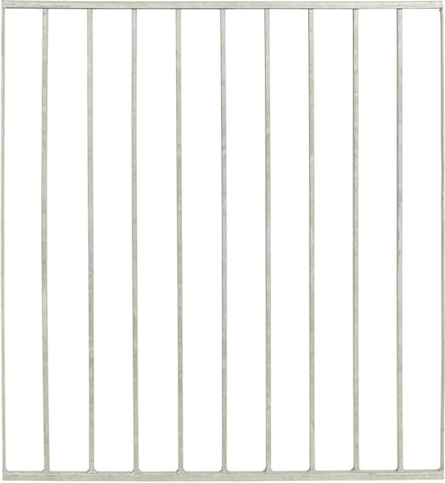 Plus Geländersystem Basic Stahl 90 × 98 cm silber