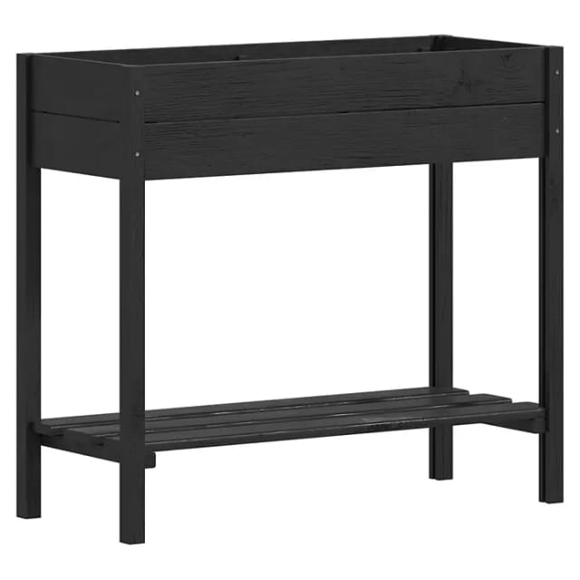 Plus Pflanzkasten auf Beine RAL 9005 Schwarz