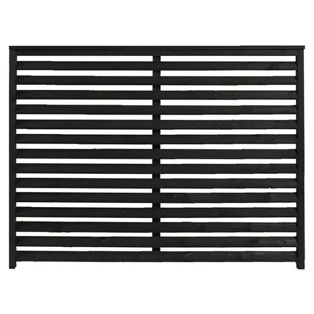 Plus Zaun Koyto 160 x 120 cm RAL 9005 Schwarz