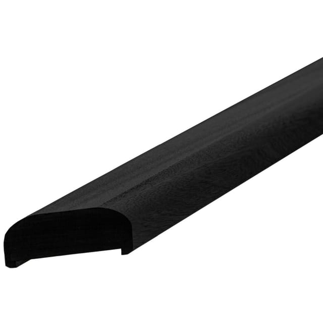 Plus Handlauf Mahagoni 3,6 x 197 cm schwarz Gährung links für Stahlpfosten