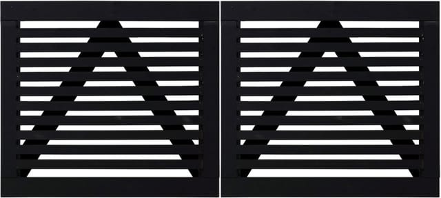 Tokyo Doppeltor - 200 x 90 cm - schwarz