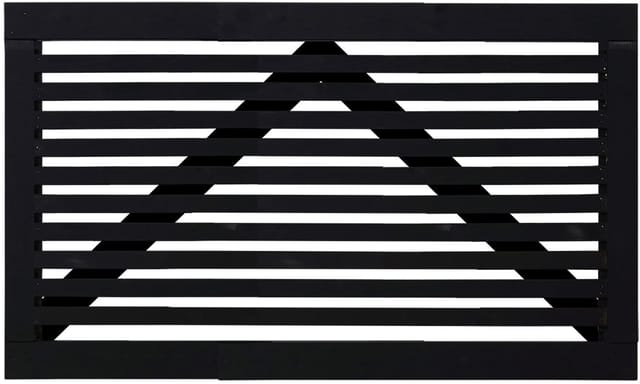 Tokyo Einzeltor Breit - 150 x 90 cm - schwarz
