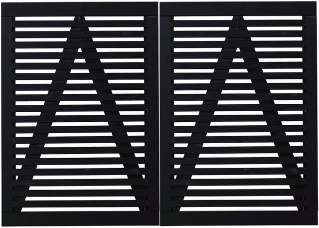Tokyo Doppeltor - 200 x 140 cm - schwarz