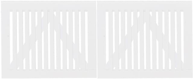 Plus Doppeltor Sendai 200 x 80 cm RAL 9010 Weiß