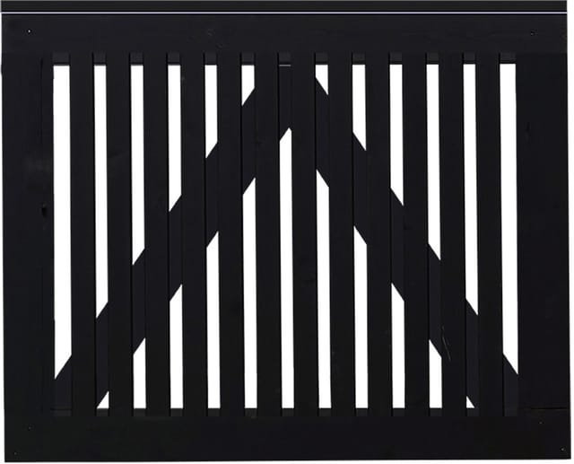 Plus Tor Sendai 100 x 80 cm RAL 9005 Schwarz