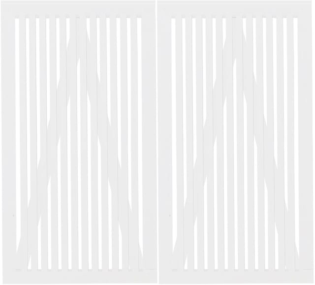 Plus Doppeltor Sendai 200 x 180 cm RAL 9010 Weiß