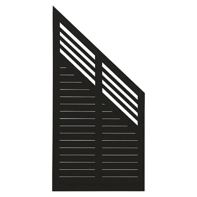 Plus Zaun Decora 90 x 180/95 cm RAL 9005 Schwarz