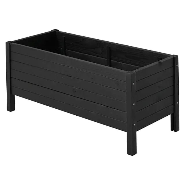 Plus Pflanzkasten auf Beinen RAL 9005 Schwarz