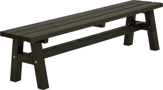 Plus Country Plankenbank 177 x 37 x 46 cm RAL 9005 Schwarz