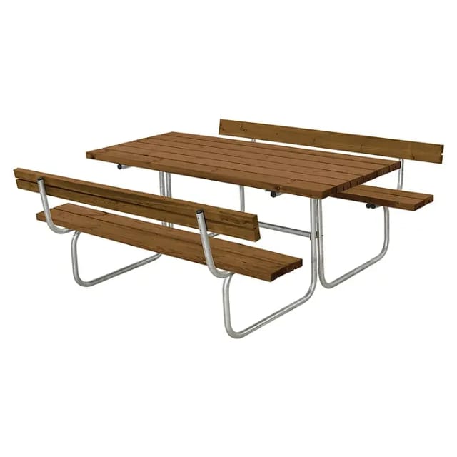 Plus Kombimöbel Classic + 2 Rückenlehnen RAL 1006 Teak