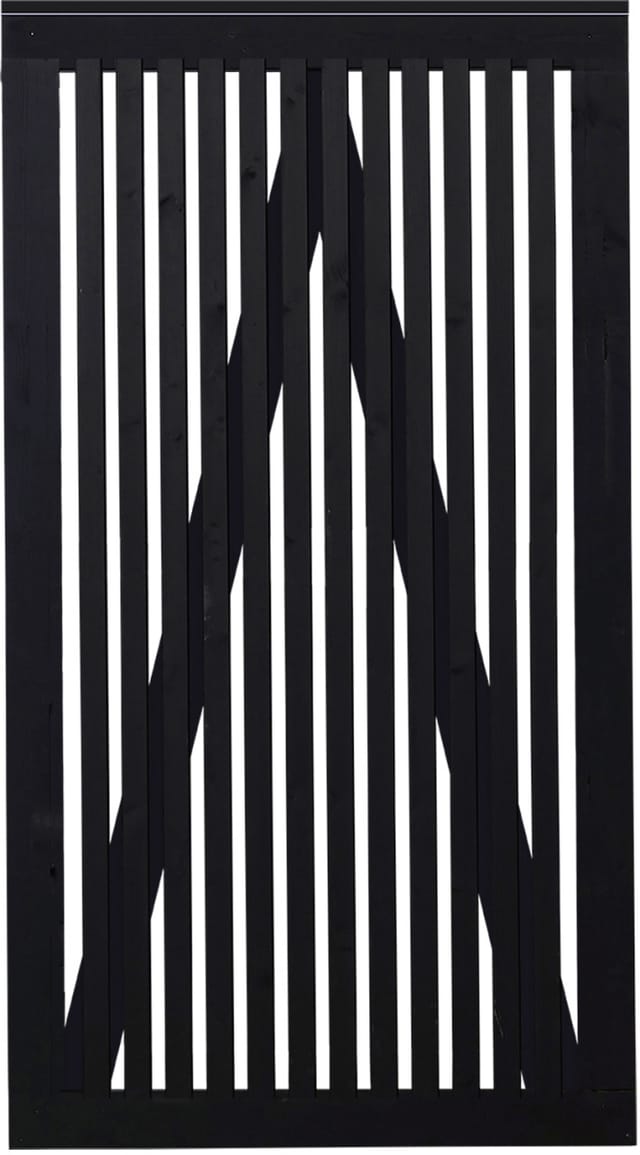 Plus Tor Sendai 100 x 180 cm RAL 9005 Schwarz