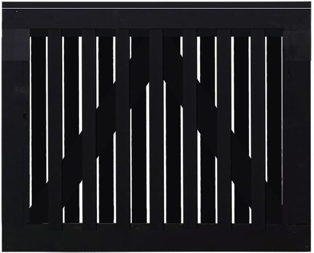 Plus Tor Nagano 100 x 80 cm RAL 9005 Schwarz