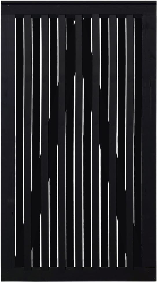 Plus Tor Nagano 100 x 180 cm RAL 9005 Schwarz