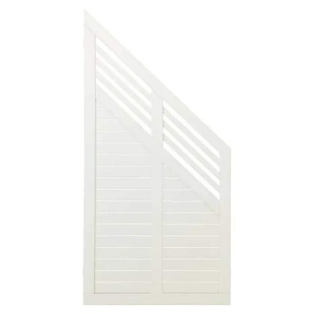 Plus Zaun Decora 90 x 180/95 cm RAL 9010 Weiß