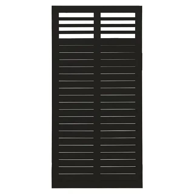 Plus Zaun Decora 90 x 180 cm RAL 9005 Schwarz
