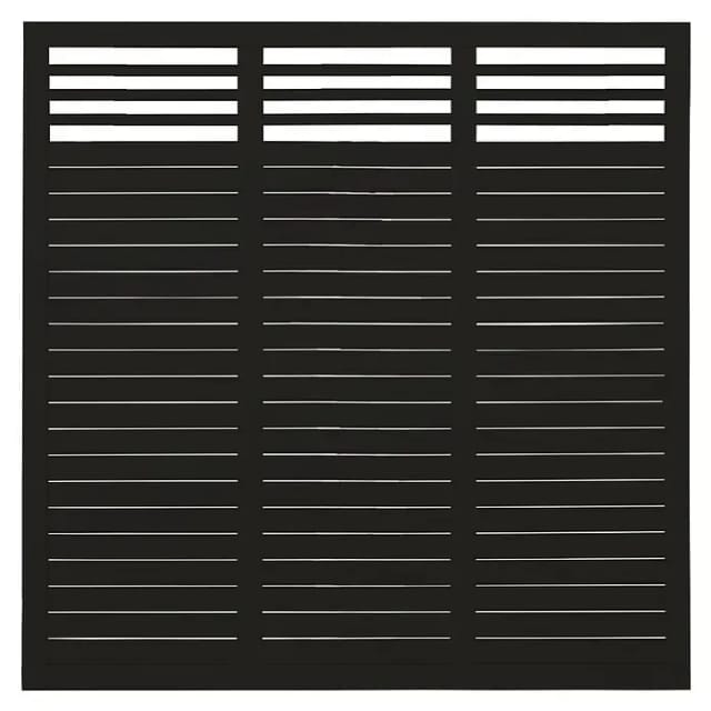 Plus Tor Decora 180 x 180 cm RAL 9005 Schwarz
