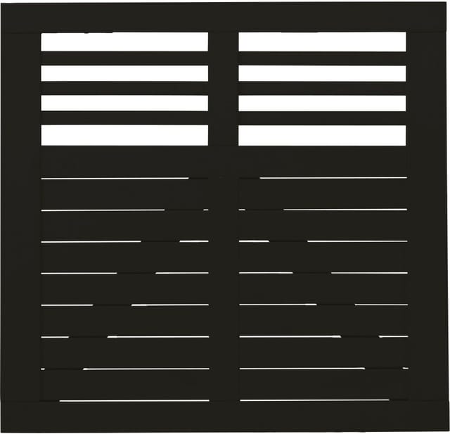 Plus Tor Decora 100 x 95 cm RAL 9005 Schwarz
