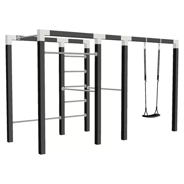 Plus Outdoor Fitness Modell 3 138 x 220 x 380 cm schwarz