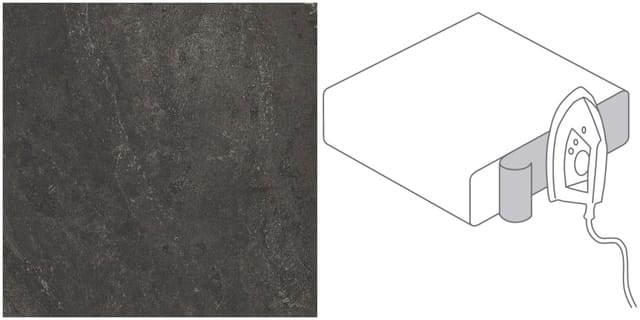 GetaElements Getaformkante BZ173 Bronzit schwarz 0,2x65x4,4 cm