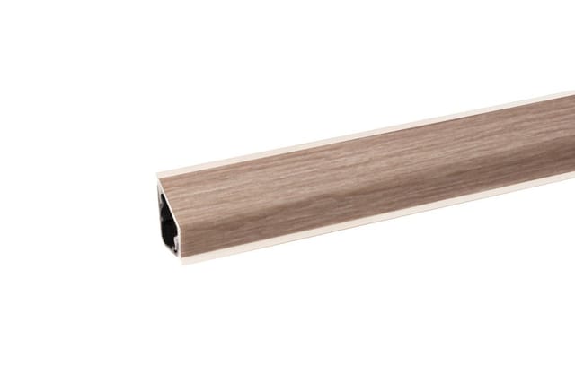 Wandanschlußsystem 300 cm, 24 x 16 mm, Eiche Sanremo Sand
