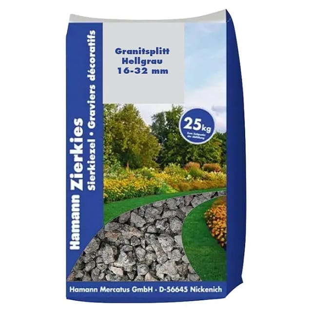 Granitsplitt 16 - 32mm hellgrau 25 kg