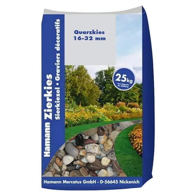 Quarzkies 16 - 32 mm bunt 25 kg