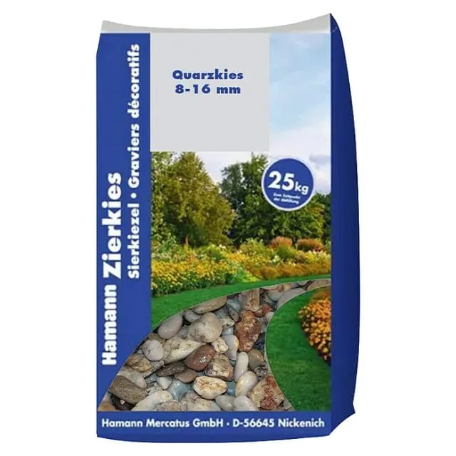 Quarzkies 8 - 16 mm bunt 25 kg