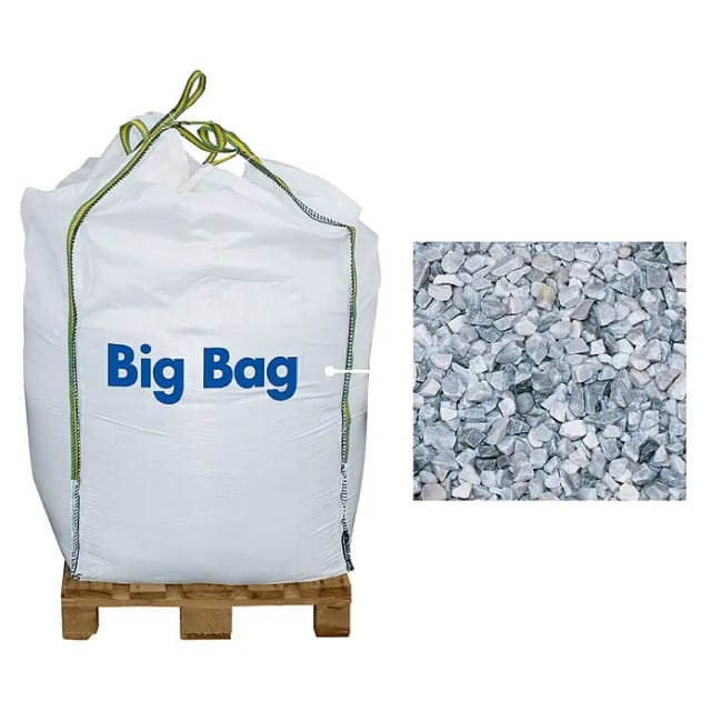 Big Bag Marmorsplitt Ice Blue 8 - 16 mm 1000 kg