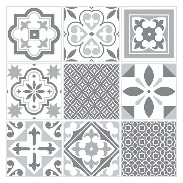 d-c-fix Bodenfliesen selbstklebend Oriental Tiles im 11er Set 30,5 cm x 30,5 cm