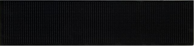Stufenmatte Gummi schwarz, 25 x 77 cm