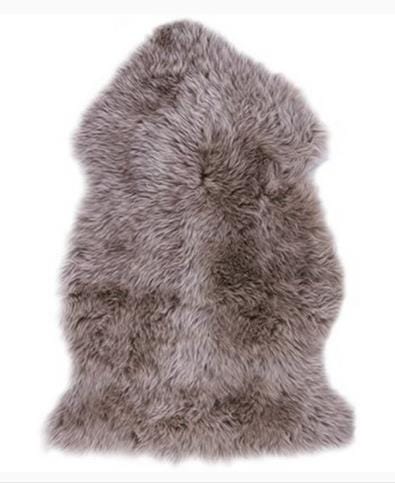 Schaffell natur taupe, ca. 60 x 85 cm