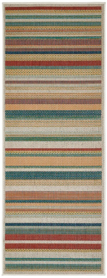 Andiamo Läufer Sedona, Streifen Multicolor, 80 x 200 cm