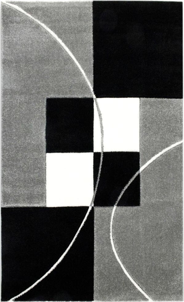 Teppich Florida Prada, schwarz, 160 x 230 cm