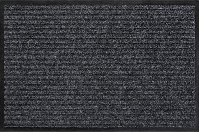 Fußmatte Solid grau, 40 x 60 cm