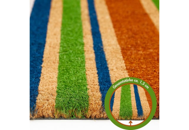 Fußmatte Kokos Welcome 40 x 60 cm Stripes