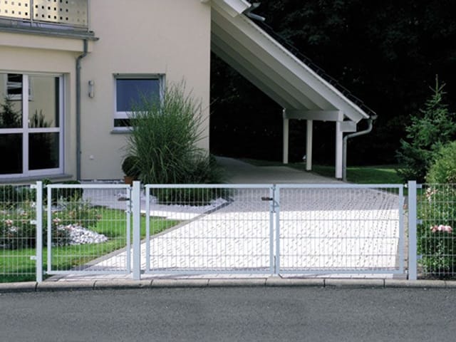 GAH ALBERTS Einzeltor »Flexo«, BxH: 124 x 1400 cm, feuerverzinkter Stahl - silberfarben