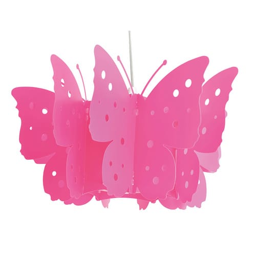 NÄVE Pendelleuchte »Kizi«, ∅xH: 46 x 210 cm, Kunststoff - rosa