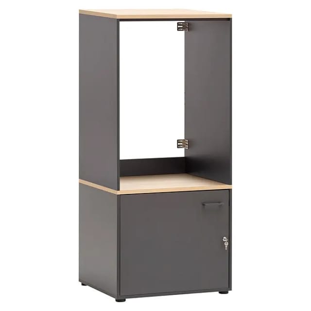 SCHILDMEYER Waschmaschinenschrank »Solea«, BxH: 67,1 x 154,7 cm, anthrazit - schwarz