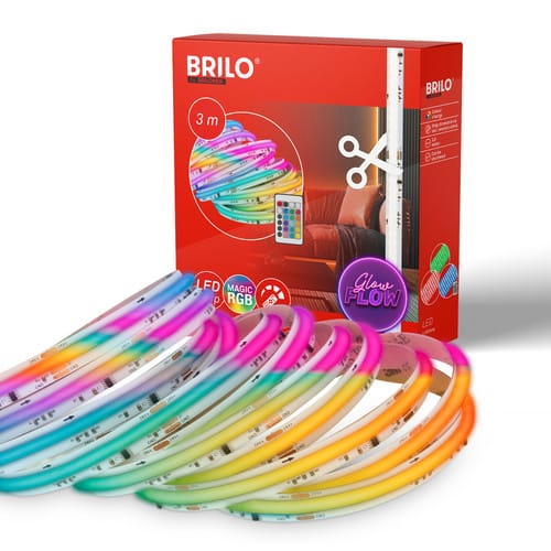 Leuchte, COB-LED RGB Band, weiß matt - weiss