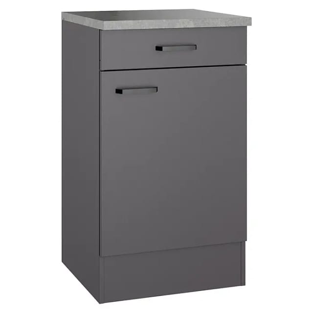 OPTIFIT Unterschrank »OPTImulti MUKI U505-1+ «, BxTxH: 50 x 50 x 88 cm, Anthrazit Matt (Kiel420) - grau