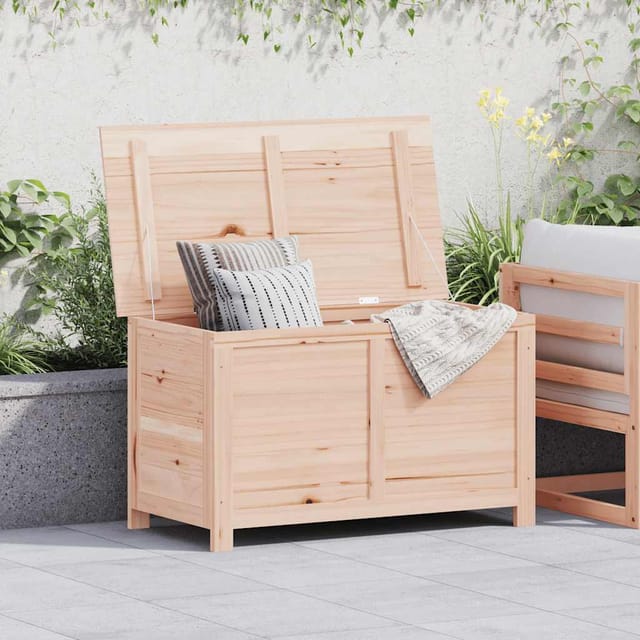 vidaXL Outdoor-Kissenbox 100x50x56 cm Massivholz Tanne