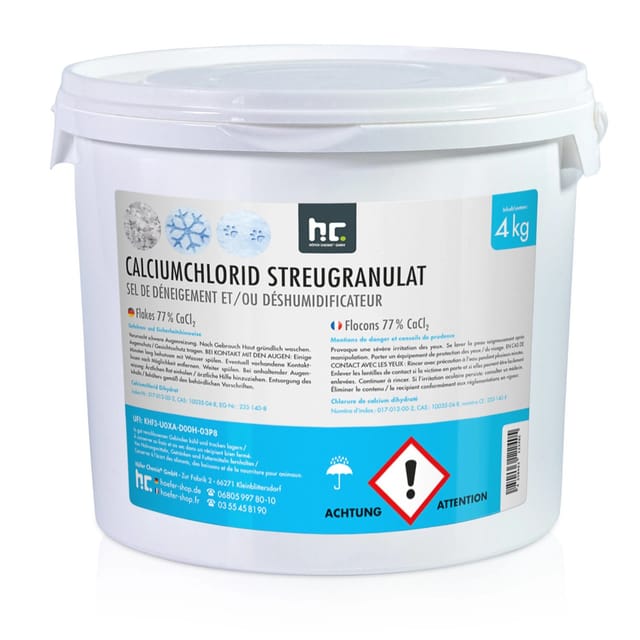 Höfer Chemie Calciumchlorid Streugranulat & Entfeuchtergranulat 4kg