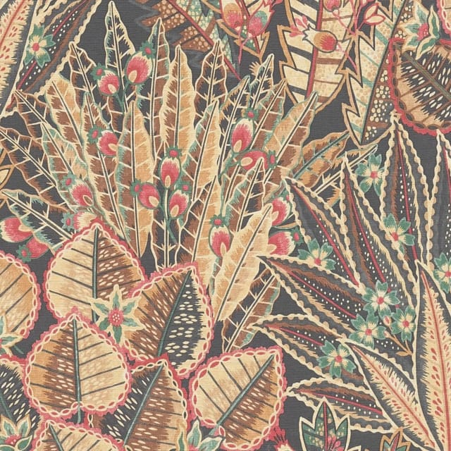 PROFHOME 396531-GU Blumen Tapete Floral Matt Braun Rot Schwarz Beige 0,53 m x 10,05 m 5,33 m2 Braun