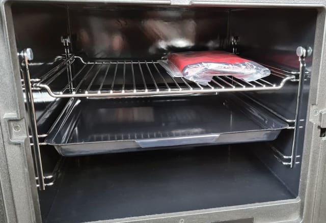 Plamen Küchenofen Holzherd Slavonac Schwarz Linke Version und 8 kW