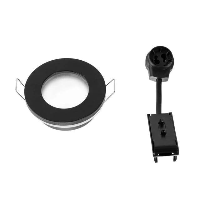 Arcchio Einbaustrahler Sylvi 10017699 Modern in Schwarz aus Aluminium 1-flammig GU10 Wohnzimmerleuchte
