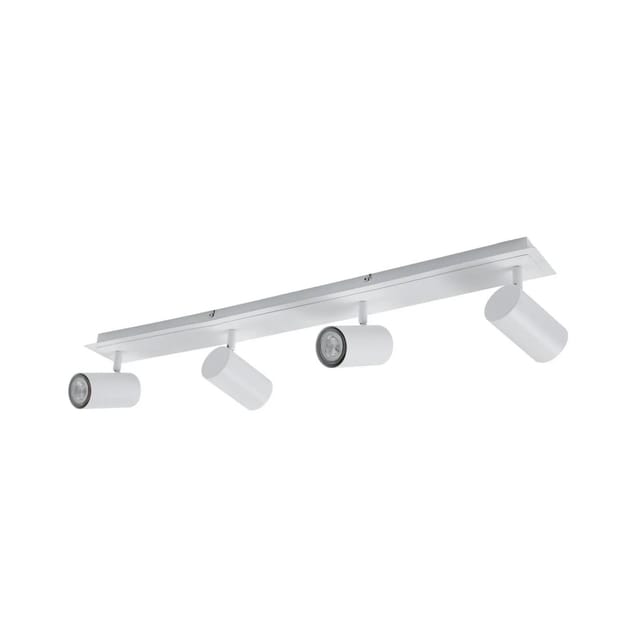 Lindby Strahler Joffrey 9627885 Modern in Weiß aus Metall 4-flammig GU10 Wohnzimmerleuchte