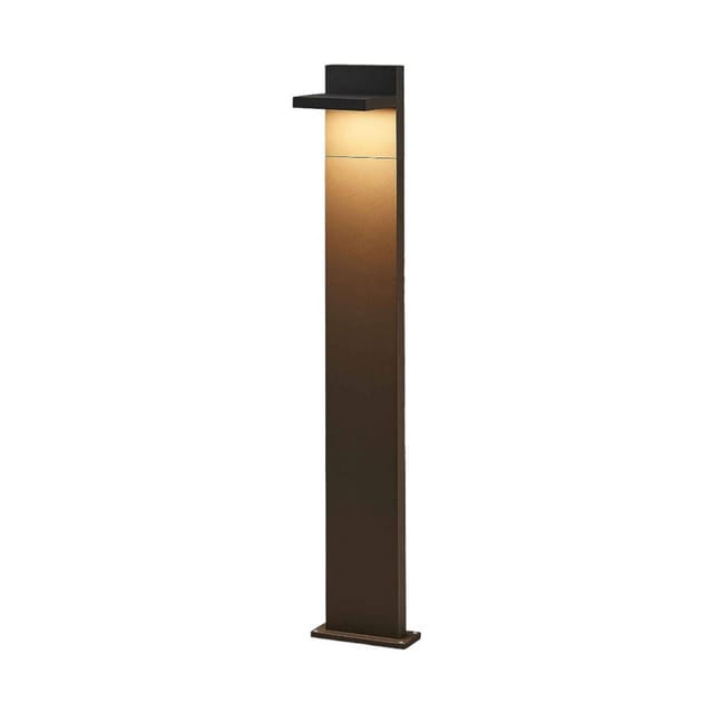 Lucande LED Außenleuchte Silvan 9619176 Modern in Schwarz aus Aluminium 1-flammig