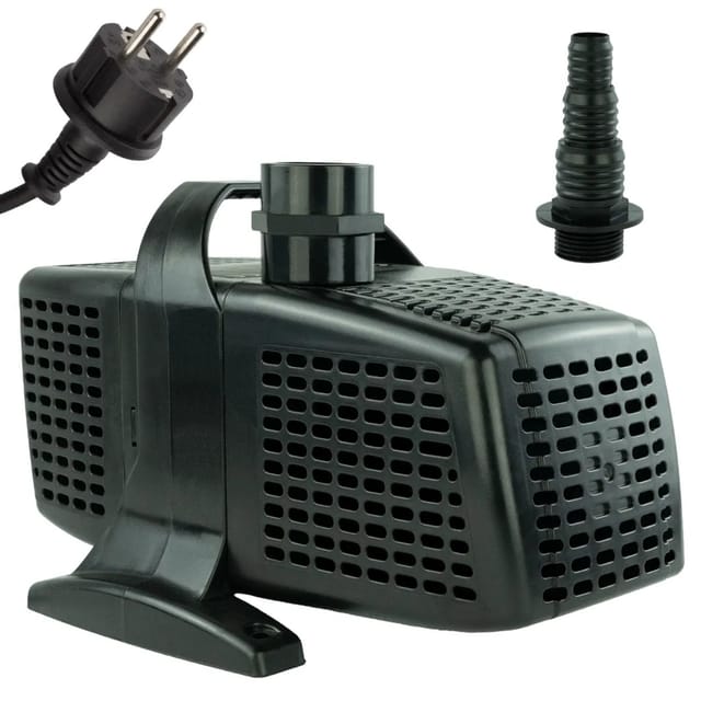 Kerry Electronics Teichpumpe 230 V 6.000,/h 95 W 10 m Kabel 3,5 m Förderhöhe Leise Wasserpumpe Aquariumpumpe & Springbrunnen-Pumpe